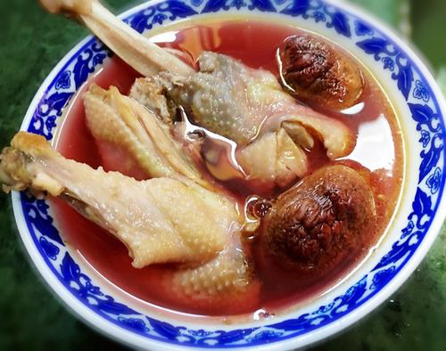 红菇炖鸡
